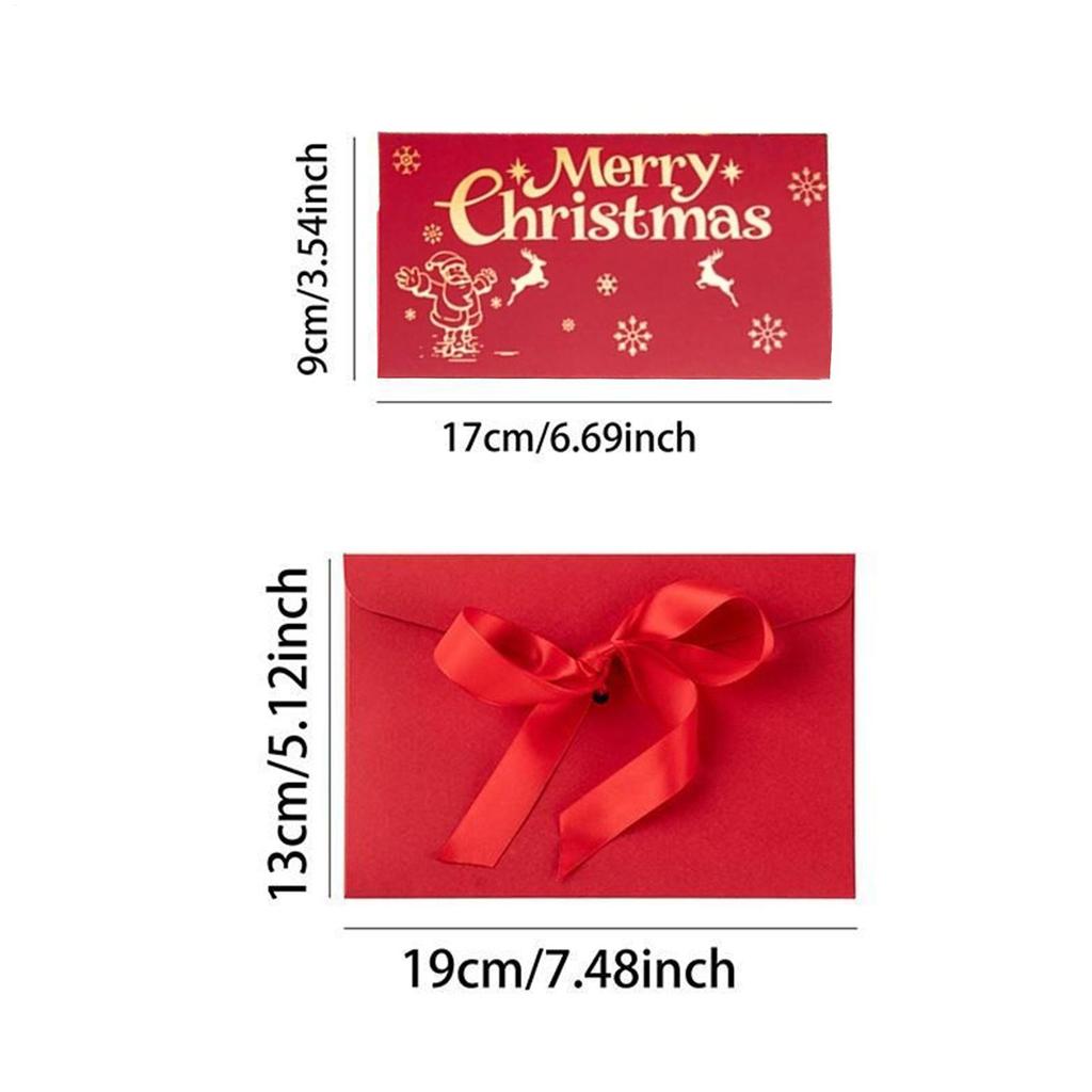 Christmas Money Envelopes For Cash Men Women Card Holder Cash Envelope Reusable Creative Holiday Decor Christmas Party Favors
