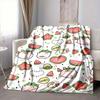 1pc Watermelon Pigs Lightweight Flannel Blanket, Comfortable and Warm Blanket, for Office and Camping Sofa Bed019
