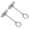 2pcs Cattle Nose Pliers Ring Safe Wear Resistant Cattle Nose Clamp for Cow Bull Cattle All Stainless Steel