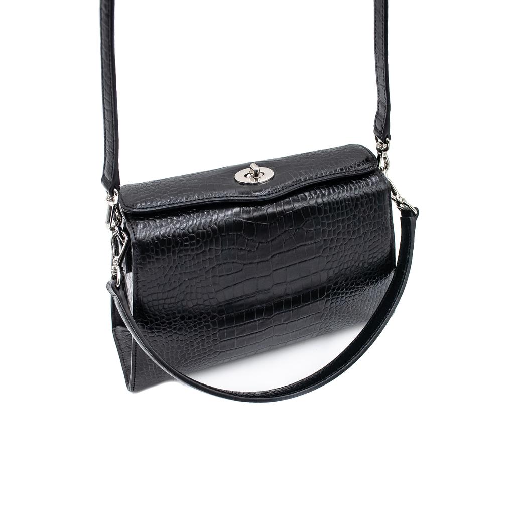 Kenneth Young Taxi Bag_ Black_Croc