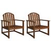 Day and Night - Day and Night Garden Armchairs 2 Units Solid Acacia Wood
