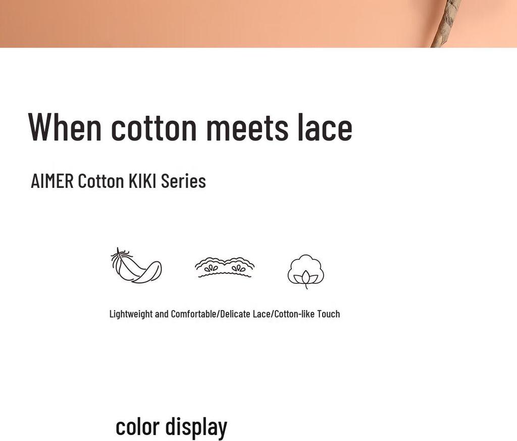 Aimer Women's High-Waist Cotton Blend KIKI Briefs