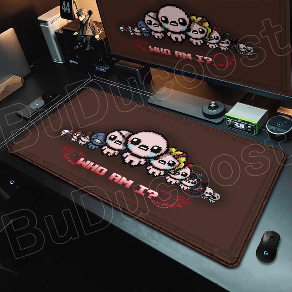 Nuovo Sfondo Gioco The Binding of Isaac Tappetino Mouse Esports Gaming Tappetino Tastiera Antiscivolo Tappetino Grande Scrivania Computer Armadio PC Mausepad