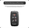 Étui de clé de voiture en alliage de zinc et cuir pour Land Rover Sport Freelander Discovery 4 Range Rover Sport Lr4 2010 2012 Accessoires Porte-clés