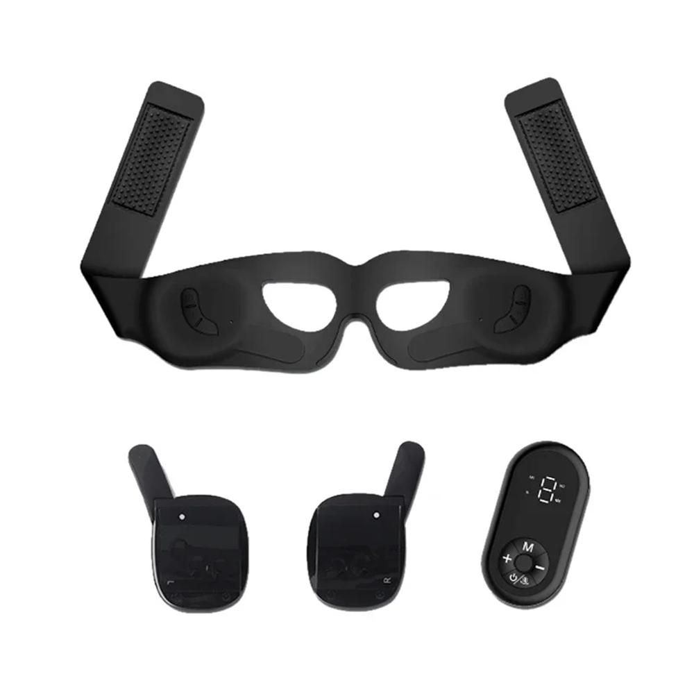 Microcurrent Hot Compress Ems Eye Massager Dark Circle Removal Massage Beautiful Eyes Anti Wrinkles Facial Eye Heated Massager