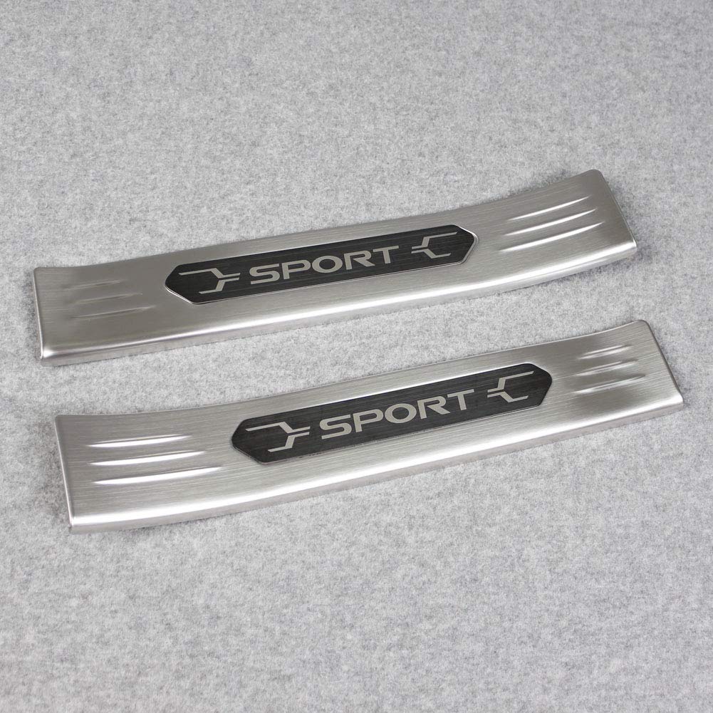 RUIQ Toyota New RAV4 5th Generation XA50 Series Interior Stainless Steel Step Garnish Side Step Garnish Exterior Designed Exclusively for TOYOTA RAV4