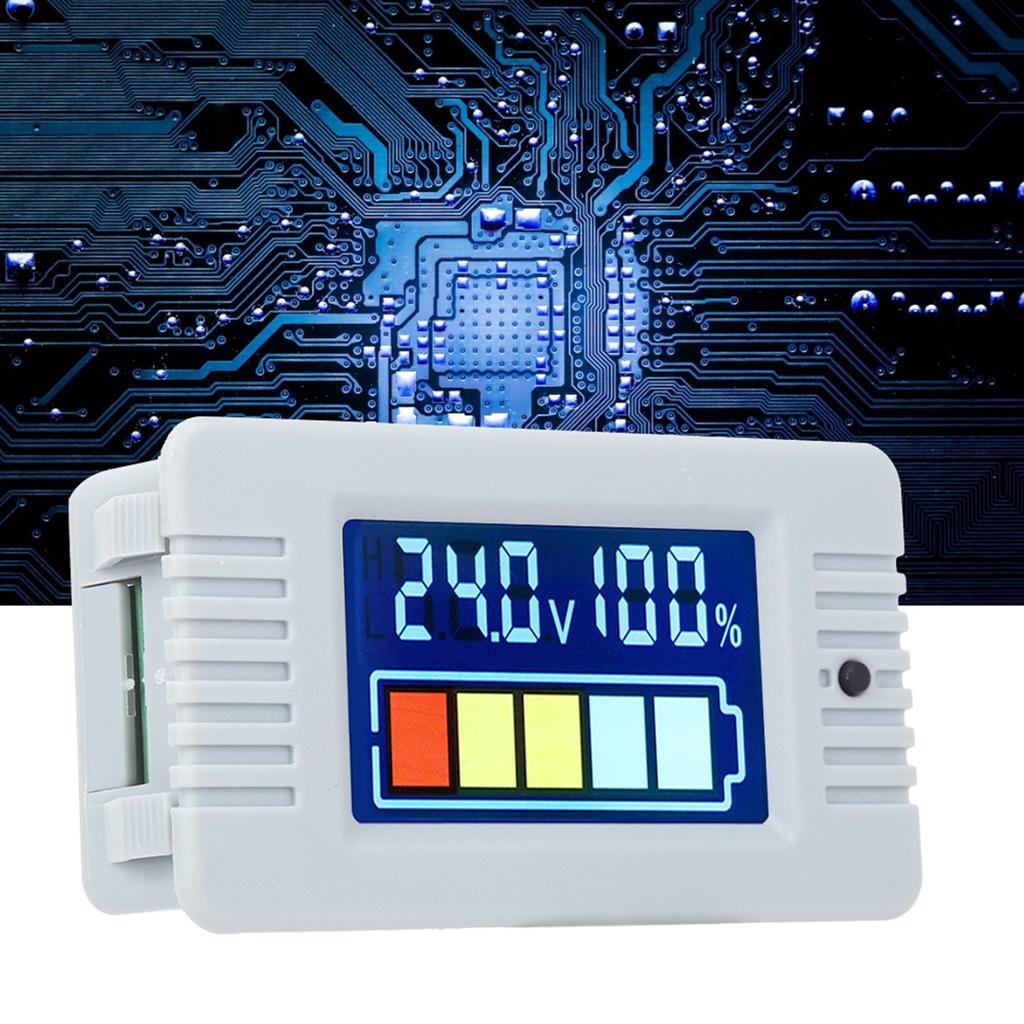 Batteriekapazitätsanzeige LCD Digitalanzeige Voltmeter Stromtester 0 100V Batteriekapazitätsmesser