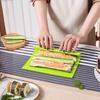 Silicone Hand Roll Sushi Rolling Curtain Bamboo Imitation Japanese Sushi Rolling Tool Easy To Clean No Mildew Sushi Mat Portable