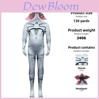 Stranger Things Demogorgon Cosplay Costume With Mask For Halloween Party And Stage Performance