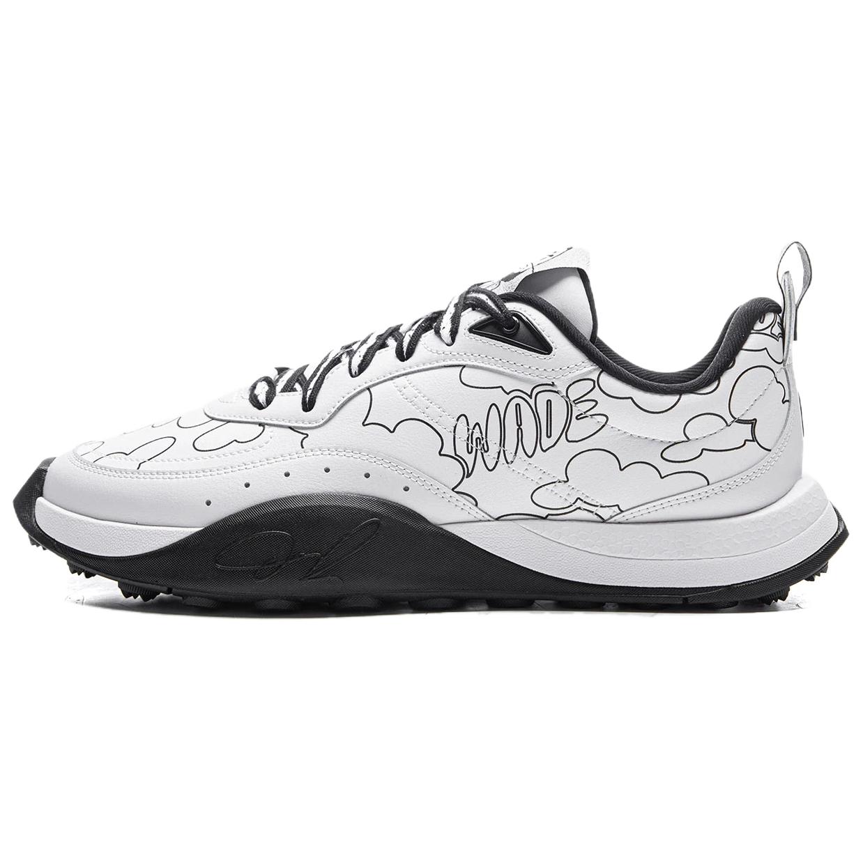 

Li Ning Wade 1% Slip Resistant Cushioning Abrasion Resistant Rebound Low top Basketball Shoes Men s White Black ABCV035-2 41
