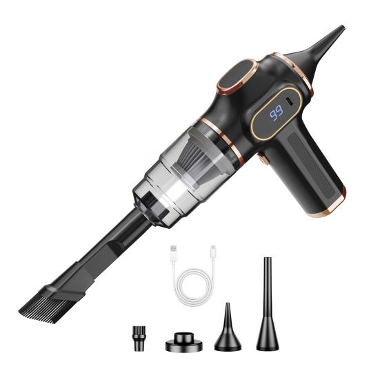 3 in 1 80W Car with Inflator Cordless Handheld Vacuum Vacuum Cleaner Blower B