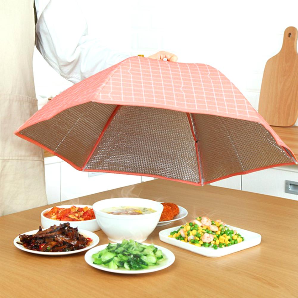 Household Kitchen Foldable Food Mesh Cover Tent Food Preservation Cover Kitchen Accessory