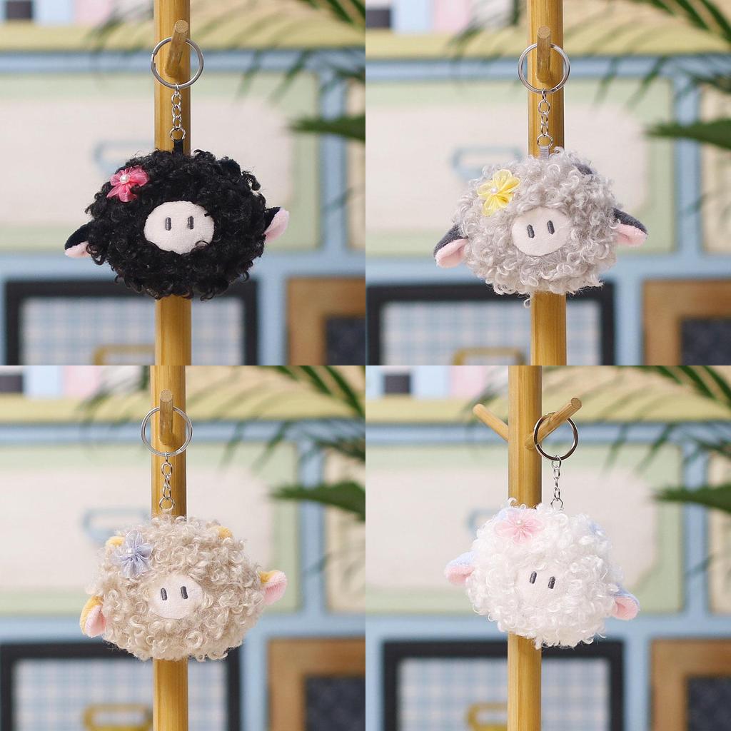Plush Sheep Keychain With Soft Polyester Fill For Kids And Adults