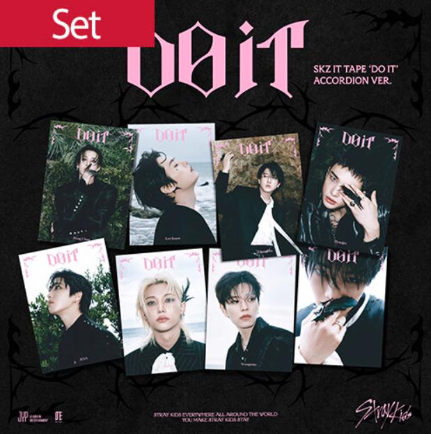 Stray Kids SKZ IT TAPE ‘DO IT’ Accordion Ver. 8-Set – Random Collectible K-pop Merchandise