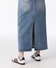 MUSINSA STANDARD WOMAN Women'S Denim Maxi Skirt [Light Indigo]