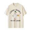 Irish Goose On The Loose Funny Meme Graphic T Shirt Unisex Women Casual Cotton Vintage Short Sleeve Oversized T-shirts Streetwear