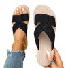 Womens Slide Sandals, Non- Water-Resistant PU - Sandals With All-Day Comfort For Indoor Outdoor Casual Errands & Beach Days