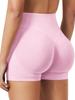Women's Seamless Yoga Shorts: Butt-Lifting, Three-Section Waist Fitness Pants