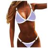 Ladies Sexy Fashion Tight Bikini  Color Matching Two-piece Split Swimsuit