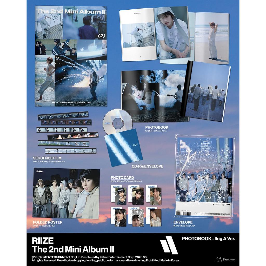 RIIZE [II] 2nd Mini Album - Photobook Ver.