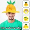 Comfortable Pineapple Hat Soft Plush Cosplay Headwear Party Headpiece  Party Accessories