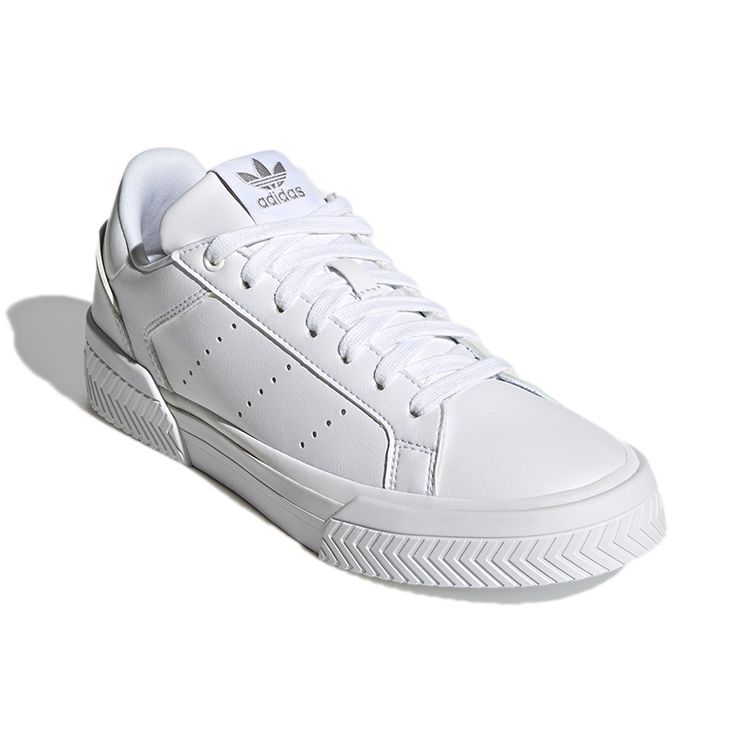 Adidas  Court Tourino Triple White Women Sneakers Cloud-White Silver-Metallic H05280