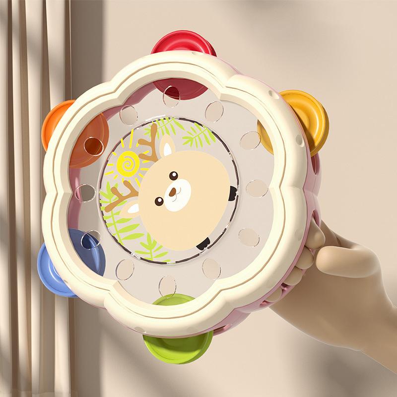 

Детский хлопающий бубен Монтессори Музыкальные инструменты Барабан Игрушка Малыш Раннее развитие рук Интерактивные музыкальные игрушки Детский подарок