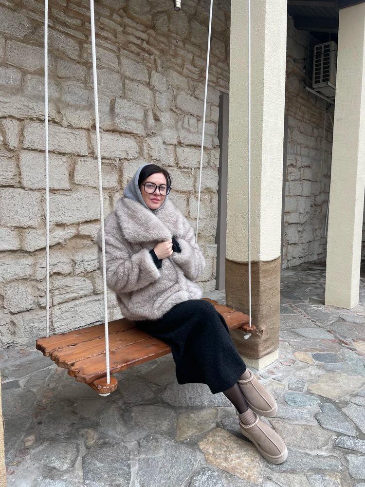 Women's Fluffy Tipped Fox Faux Fur Coat - New Fashion for Autumn/Winter