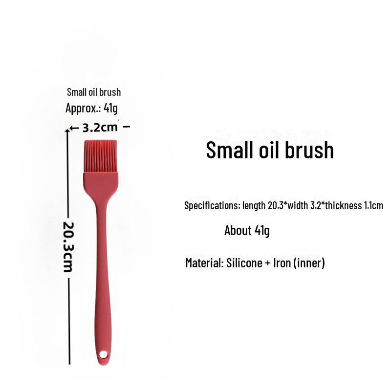 Silicone BBQ & Baking Oil Brush Set