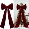 Weihnachtsbaum Dekoration Schleife Baumspitze Schleife Weihnachtsbaumschmuck Kranz Hochzeitsdeko Zubehör 7