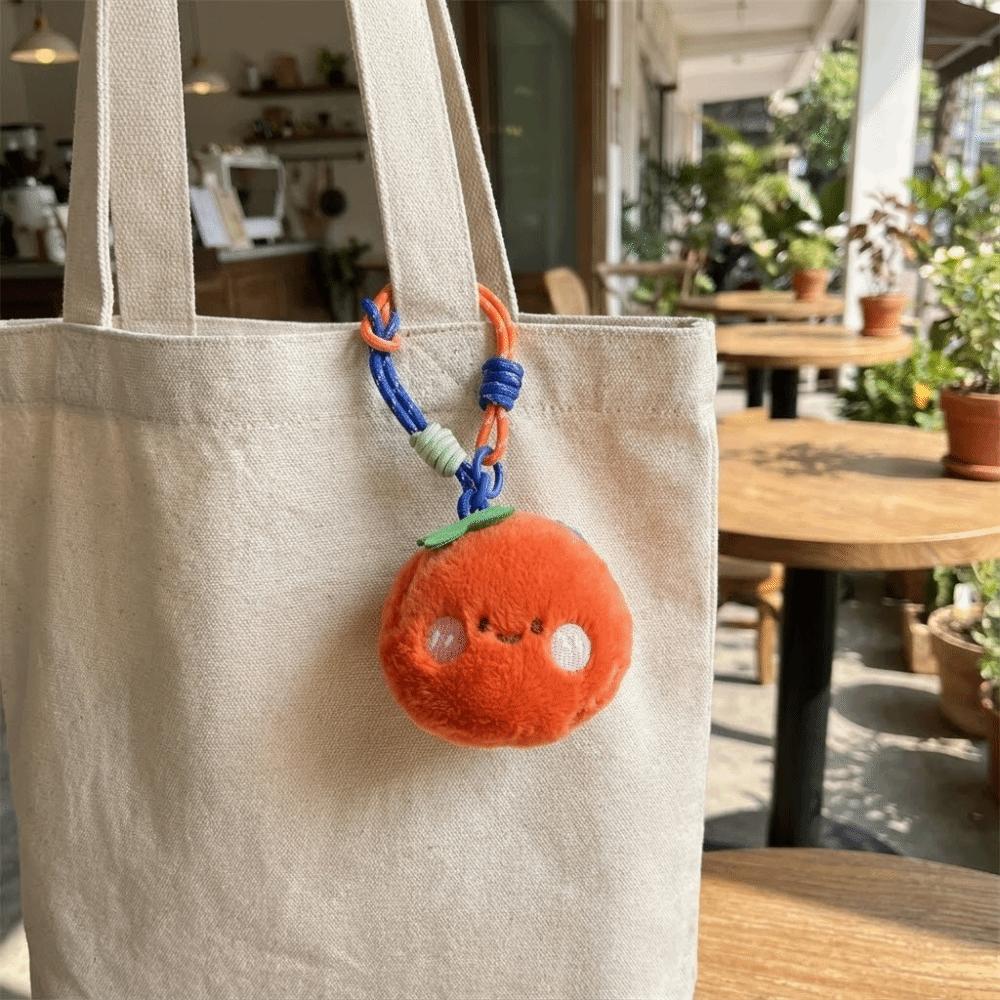 Plush Pouch Cartoon Bag Pendant Fruit Dolls Coin Purse Creative Plush Earphone Bag Women