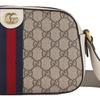 Gucci Ophidia GG Supreme Camera Bag Beige White Leather Trim Green Red Web Gold Crossbody Handbag for Women Daily Commute 681064-96IWT-9794