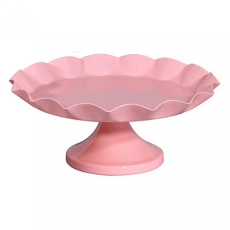 Stable and Decorative Pink Cake Stand - Multi-Functional Holder for Cupcakes, Desserts, and Fruits
