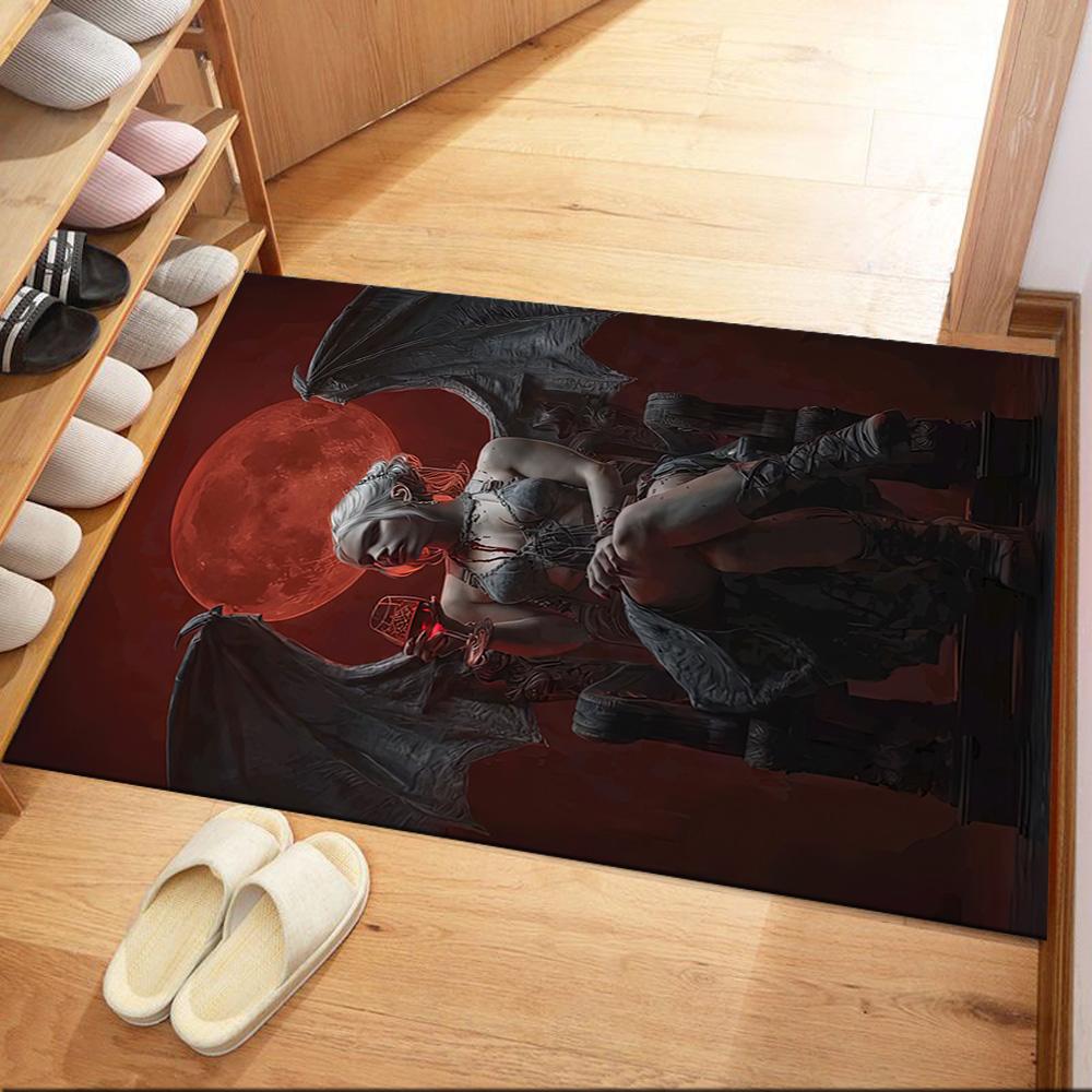 Gothic Style Carpet Perfect for Outdoor Study Room Dormitory Game Room Anti-slip Rug Office Home Decor Birthday/Christmas Gift