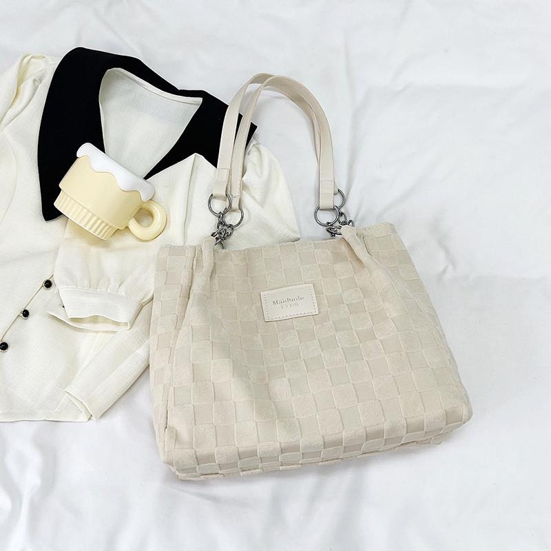 Trendy 2023 Summer Street Style Women's Shoulder Bag Chic Medium-sized Tote Bag