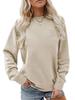 Autumn & Winter Women's Loose Round Neck Plus Velvet Hoodie