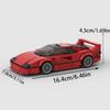 Super Sports Car Classic Toy Building Block Set, Suitable As Birthday, Halloween, Christmas Gifts and for Home Decoration Collec