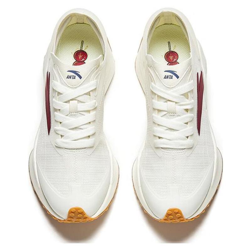 Anta Rock Candy Anti-Slip Wear-Resistant Low-Top Casual Shoes Women's White Sneakers 922338891-1