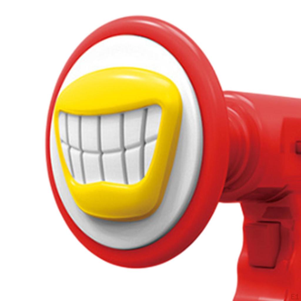 Trumpet Changer Microphone Toy Funny Large Mouth Loudspeaker with 6 Kinds Voices Trick Joke