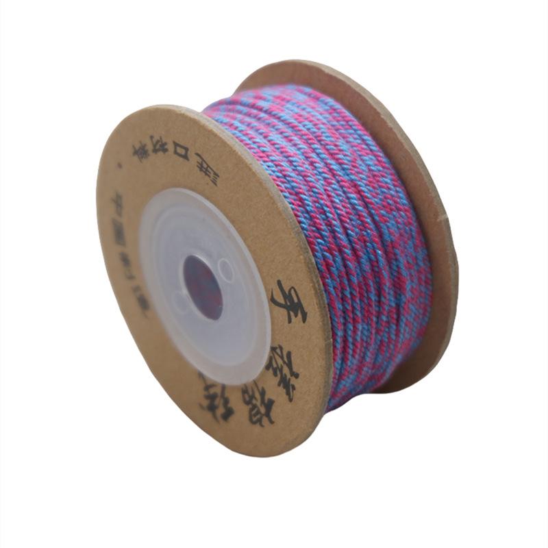 Dragon Boat Festival Multicolored Rope Diy Multicolored Rope Hand-Woven Self-Woven Hand Rope Material Bracelet Tibetan Hand Rubbing Cotton Thread Rope