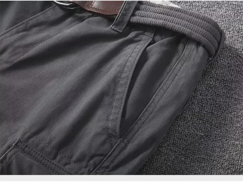 Men's Trendy Military Green Casual Shorts