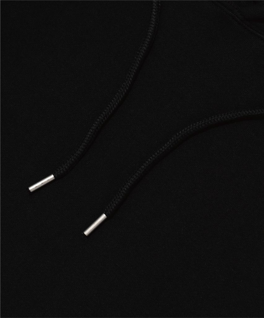 Crack Stitch Point Logo Hoodie (Black)