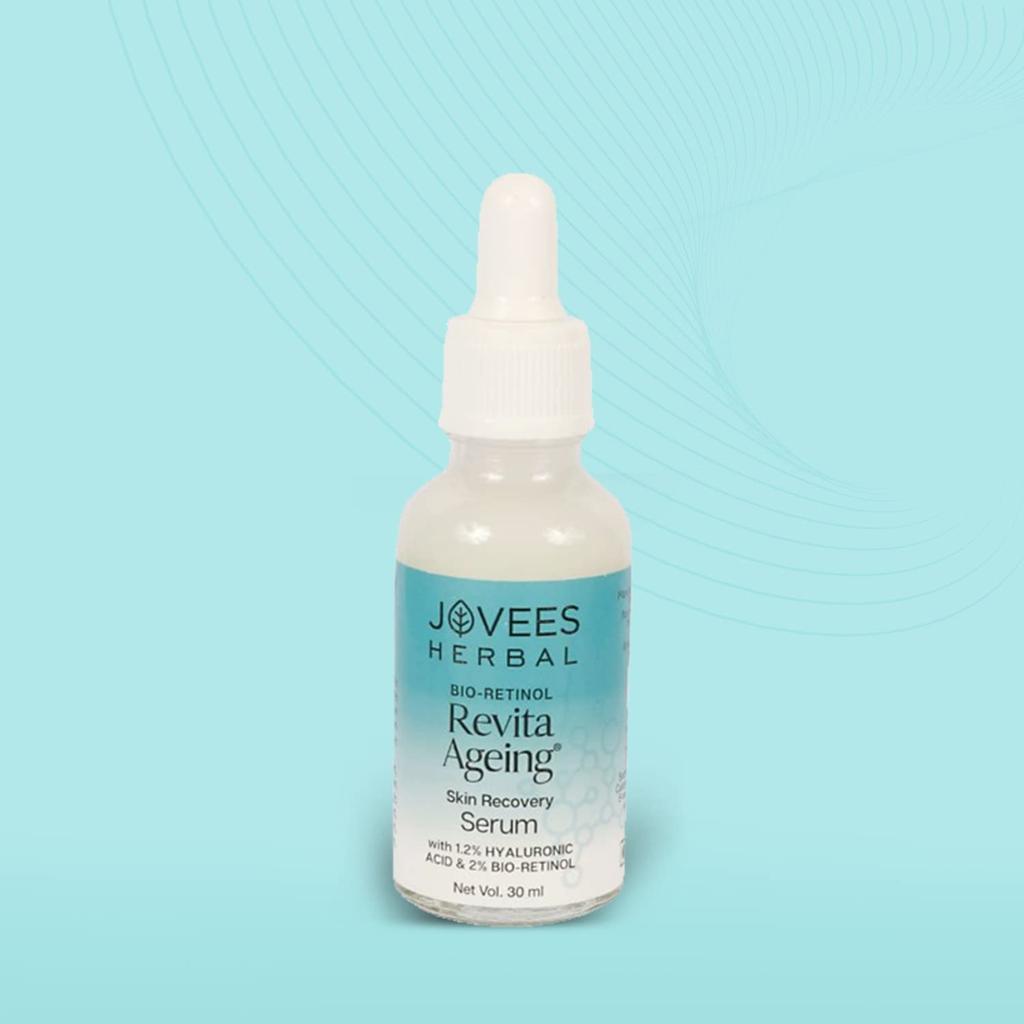 Jovees Herbal Bio Retinol Anti Aging Face Serum 30ml | Reduces Wrinkles Fine Lines | Hydrating Brightening  Serum For Younger Looking Smooth Skin