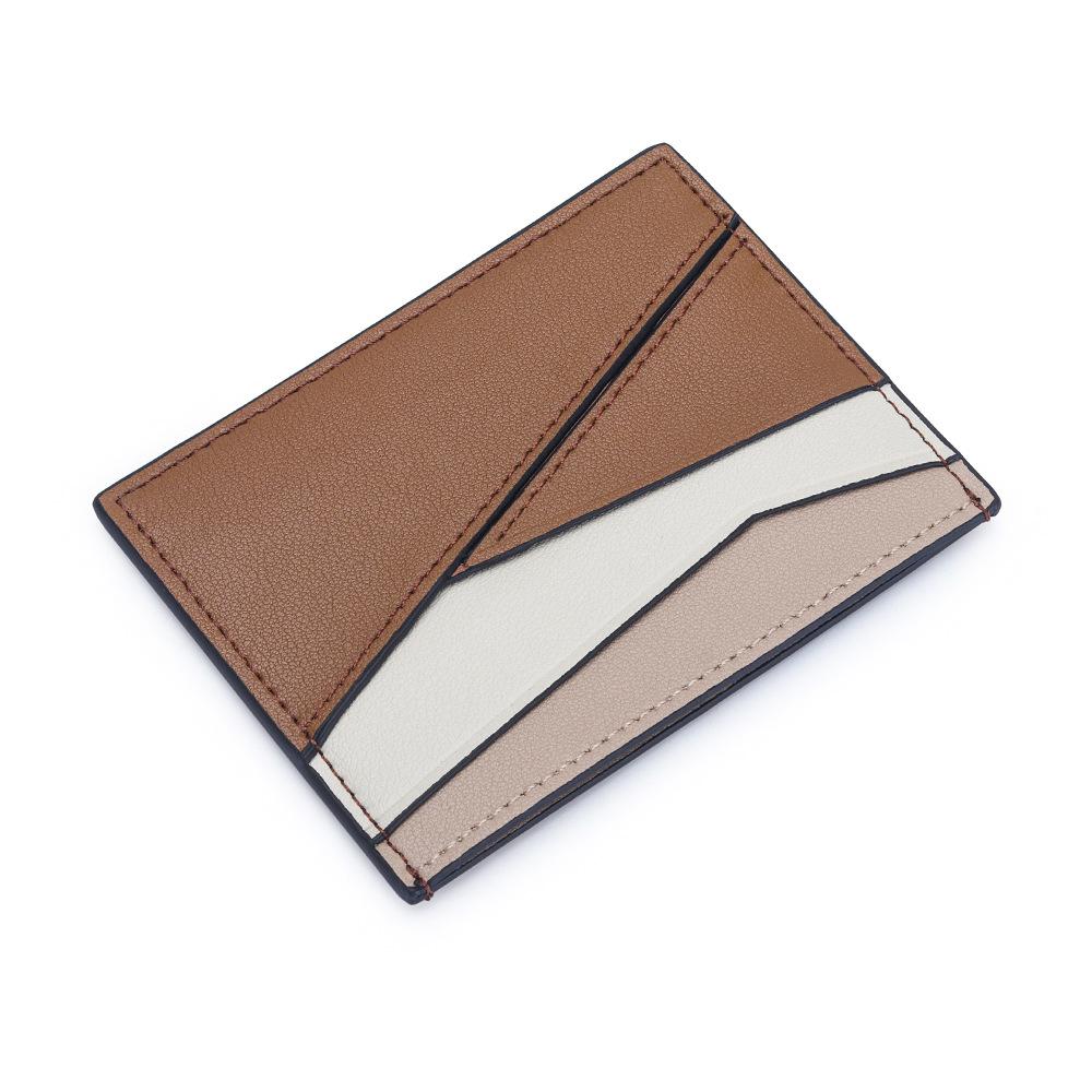 Credit Card Wallet Super Slim Card Holder Genuine Leather Wallet for Man and Women with 4 Card Slots and 1 Coin Pocket