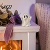 Halloween Ghost Decor 3D Printed Figurine, Spooky Small Statue, Personalized Gift Cute Desktop Decoration for Party Tabletop Mantel Fireplace