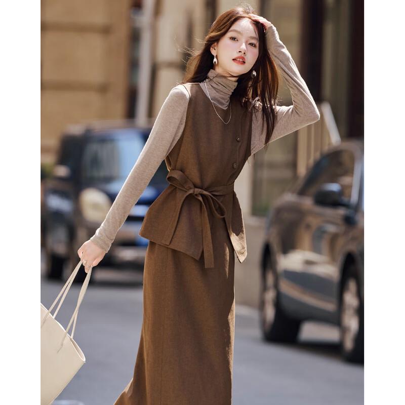Women's Melard Design Shirt and Skirt Set