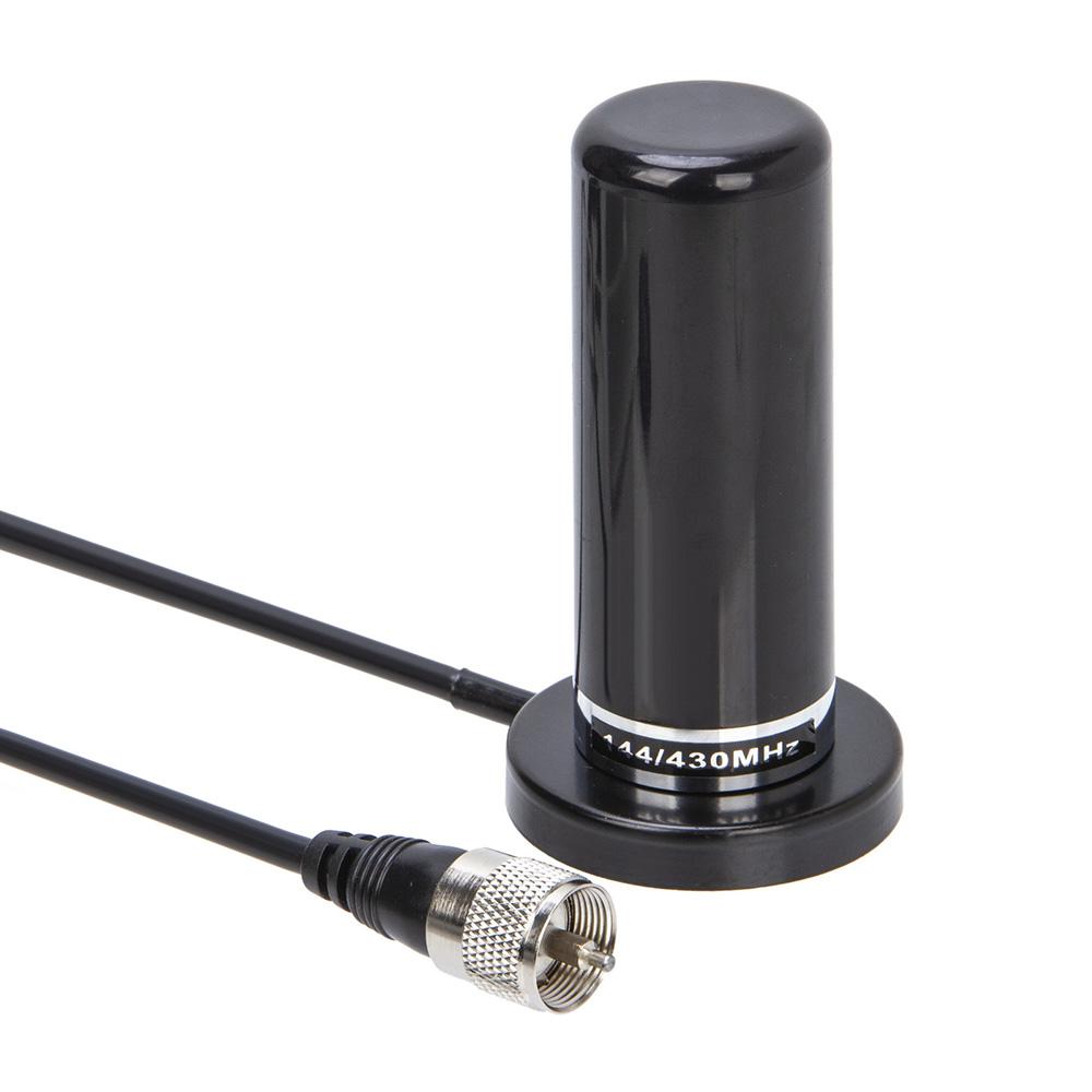 Mini Dual Section Car Walkie Talkie Antenna UHF/VHF PL259 Radio Antenna RG58