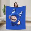 Coperte Oddbods Carino Cartone Animato Aereo Viaggio Flanella Plaid Per Camera Da Letto Morbido Caldo Qualità Copriletto Idea Regalo