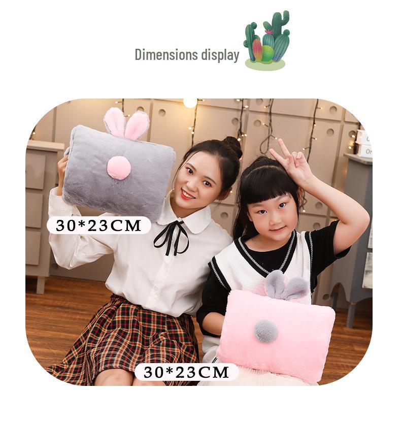 Plush Hand Warmer Pillow Cushion for Office, Dorm, or Classroom