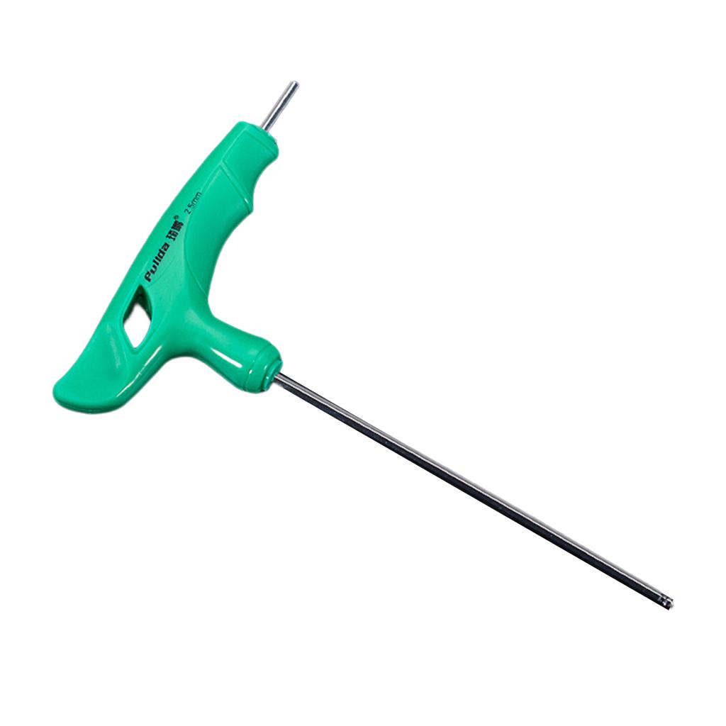GetUniversal T-Handle Hexagonal Wrench Spanner 2/2.5/3/4/5/6/8/10mm Flat/Ball End Perfect for DIY and Professional Use